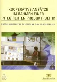 Cooperative approaches to Integrated Product Policy (IPP)