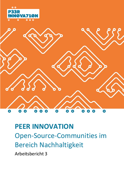 Peer Innovation – Open-Source-Communities in the section of sustainability