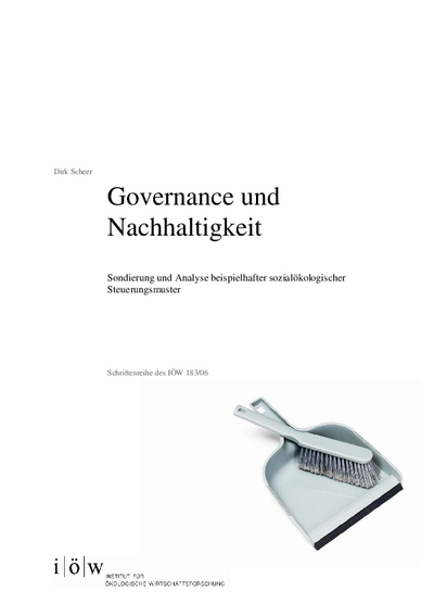 Governance und Nachhaltigkeit