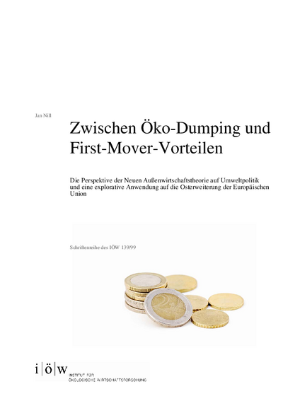 Zwischen Öko-Dumping und First-Mover-Vorteilen