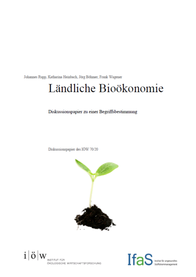 Discussion paper to define the concept of a rural bio-economy