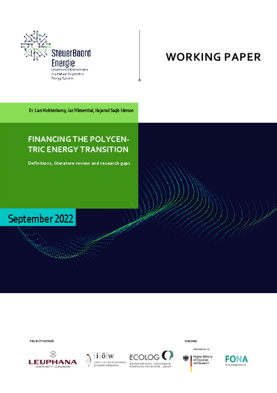 Financing the polycentric energy transition