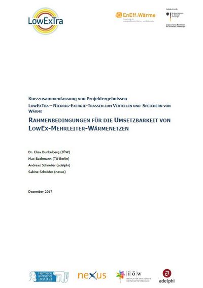 Framework for the Feasibility of a Low-Temperature, Multilevel District Heating Grid