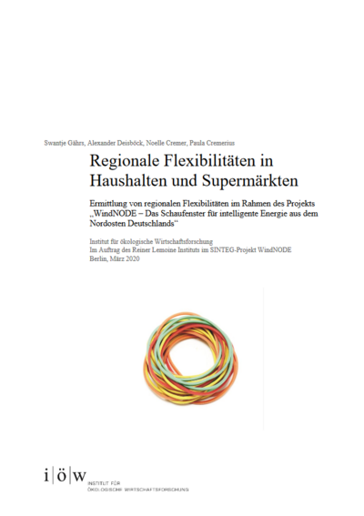 Regional flexibility in households and supermarkets