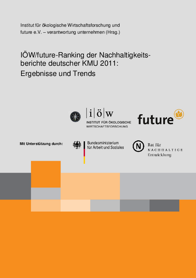 Das IÖW/future-Ranking der Nachhaltigkeitsberichte deutscher KMU 2011