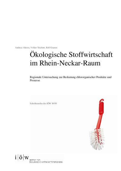 Ökologische Stoffwirtschaft im Rhein-Neckar-Raum.