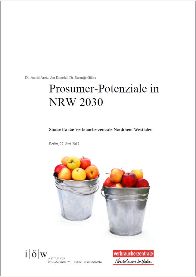 Prosumer-Potenziale in NRW 2030