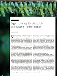 Digital Literacy für die sozialökologische Transformation